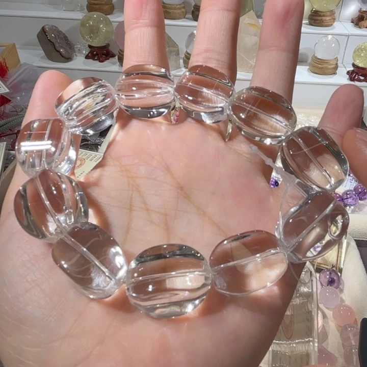 未镶嵌手链水晶白水晶