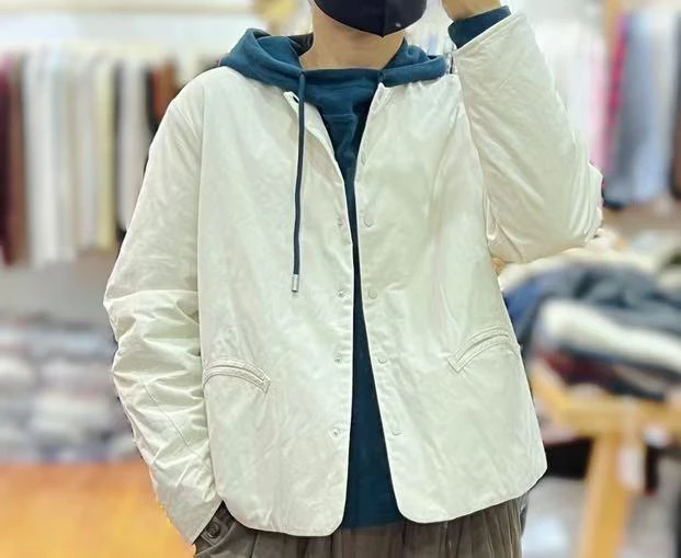 简约气质款夹棉棉服