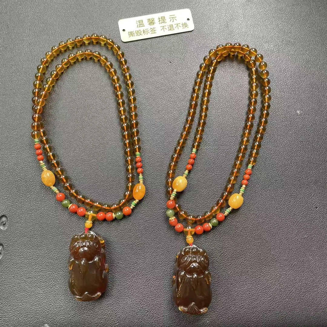 【胖】琥珀吊坠多样性发其一@k（形状大小多样性发）