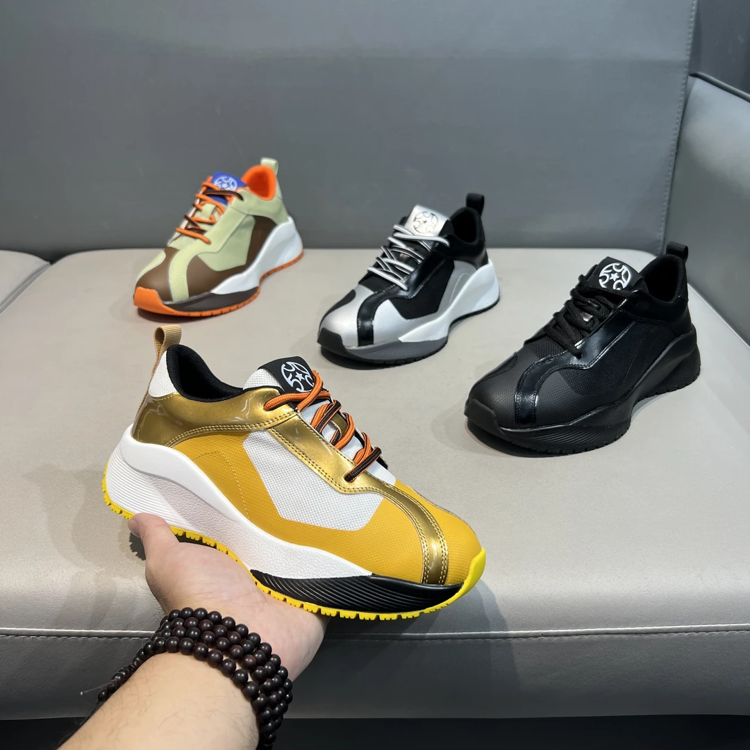 高端男鞋厚底增高休闲鞋透气时尚休闲鞋运动鞋休闲潮鞋春季潮流