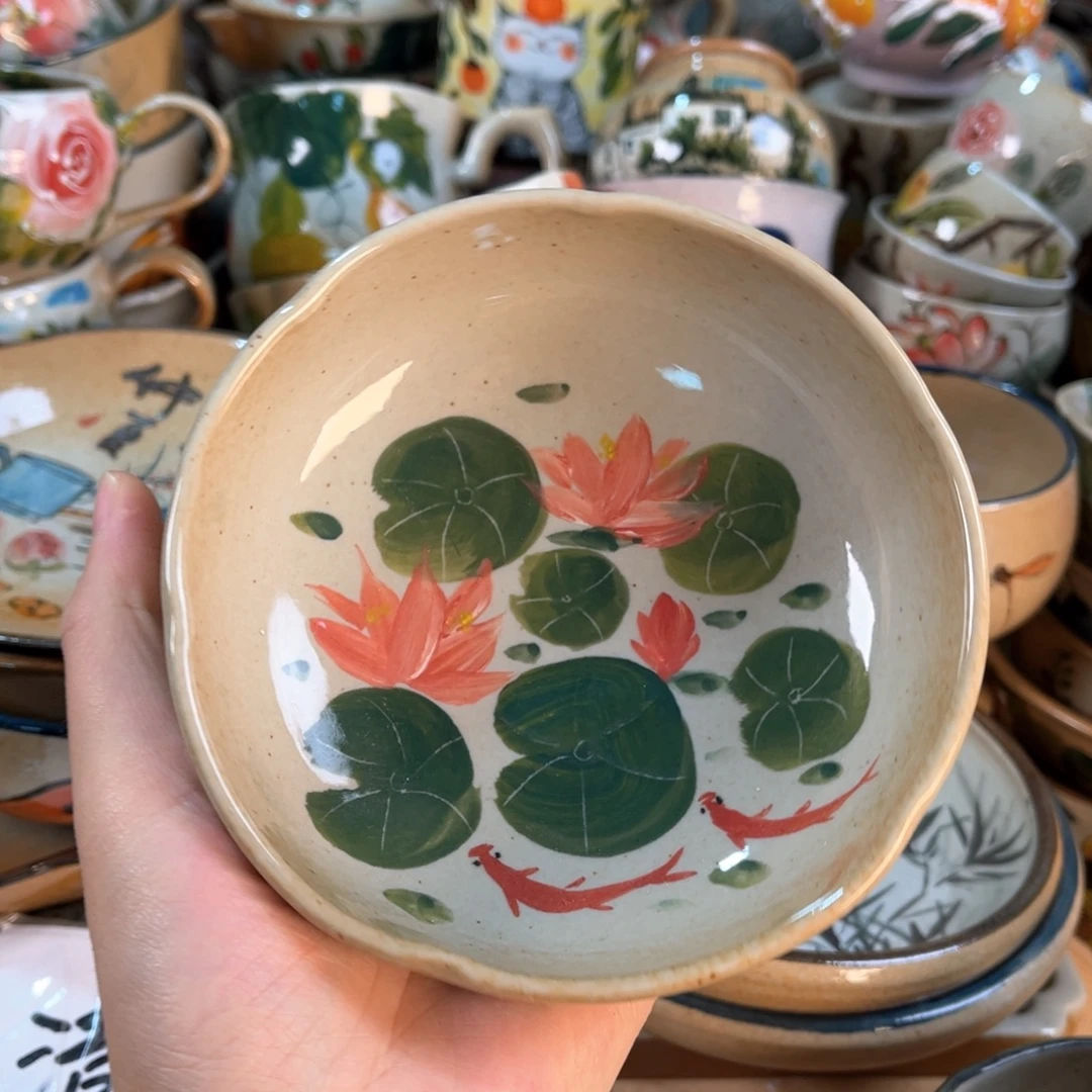 景德镇手工手绘杯