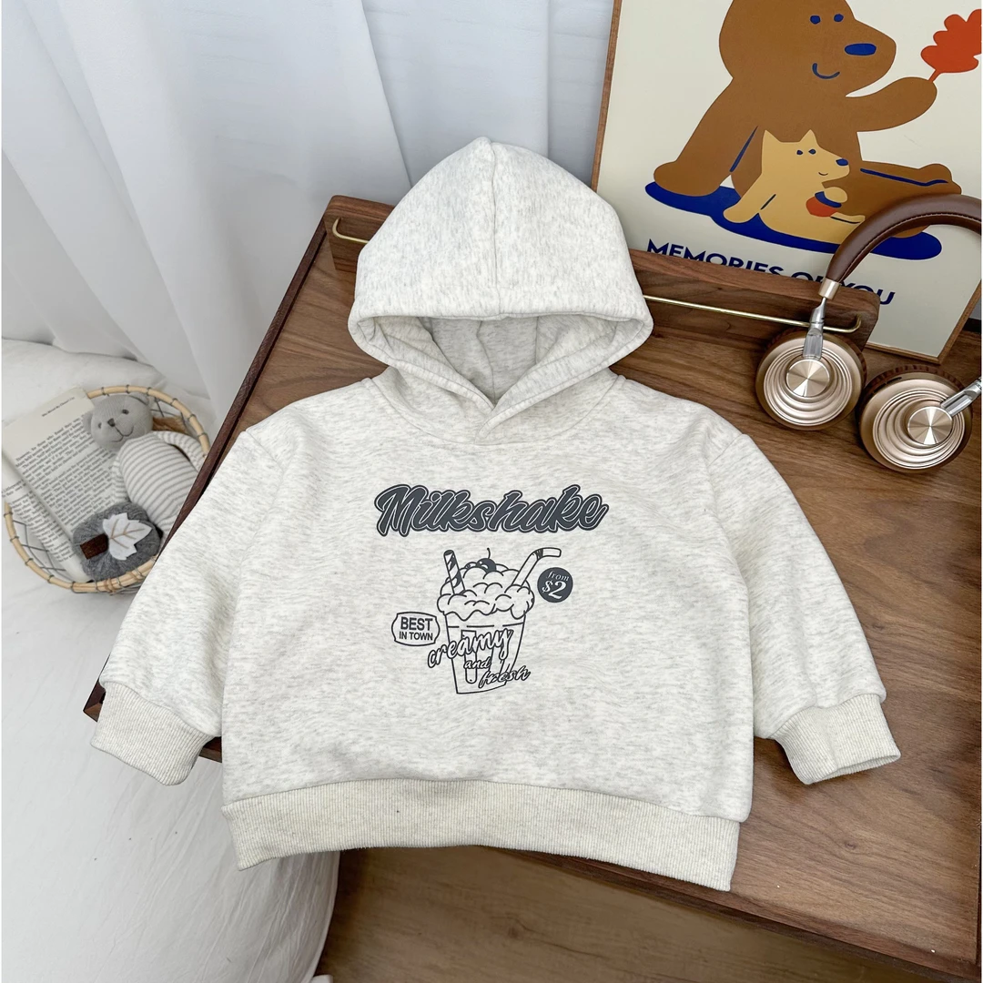 【朱鑫宇专属】连帽卫衣冬款2024年新款儿童长袖加绒卫衣BMD3605