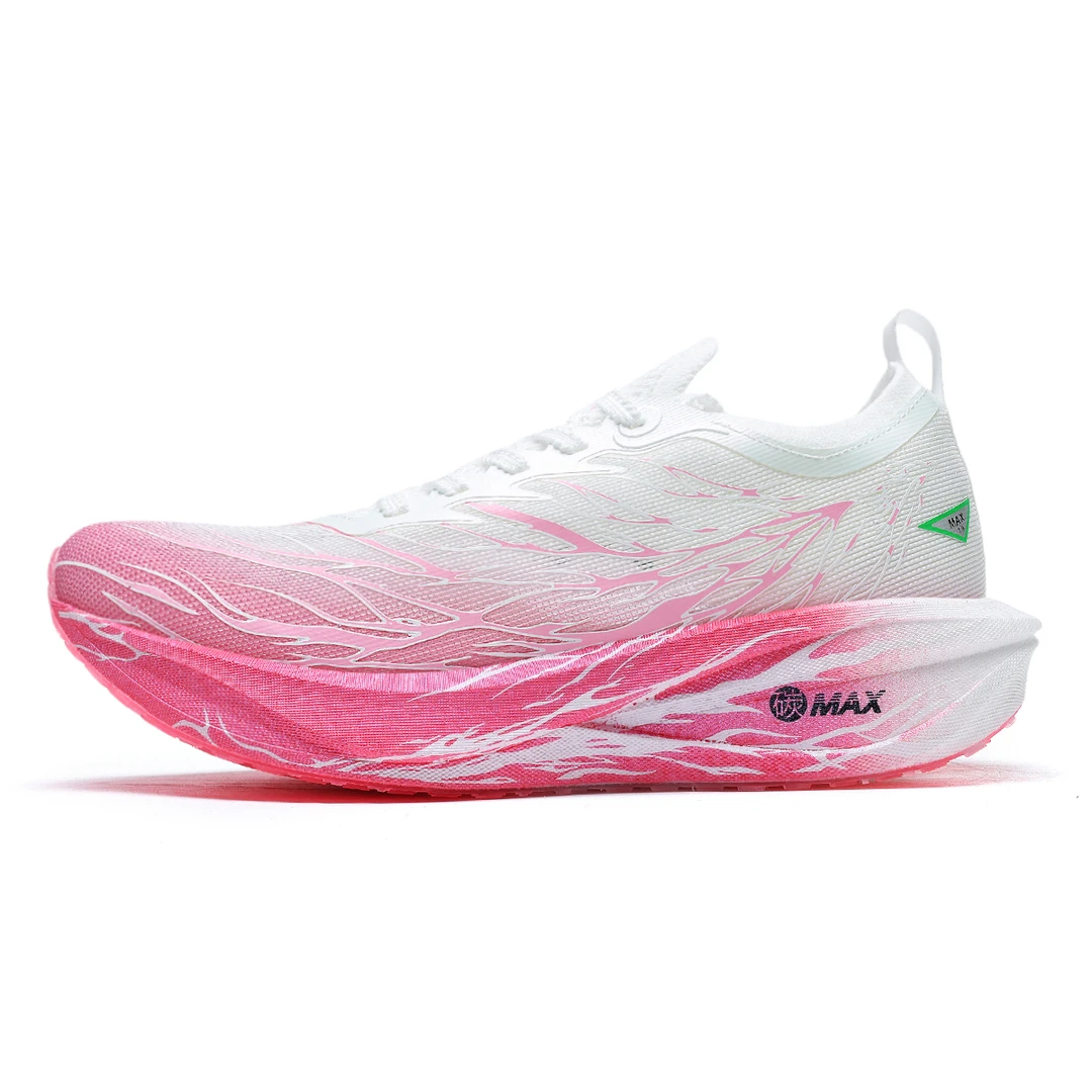 CALOMAX朱雀C20心跳碳板竞速体考体测减震回弹透气训练跑步鞋朱粉