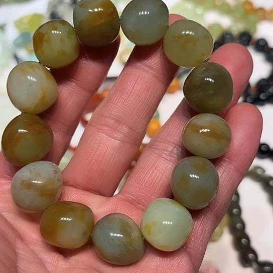 蛇纹石玉未镶嵌手串