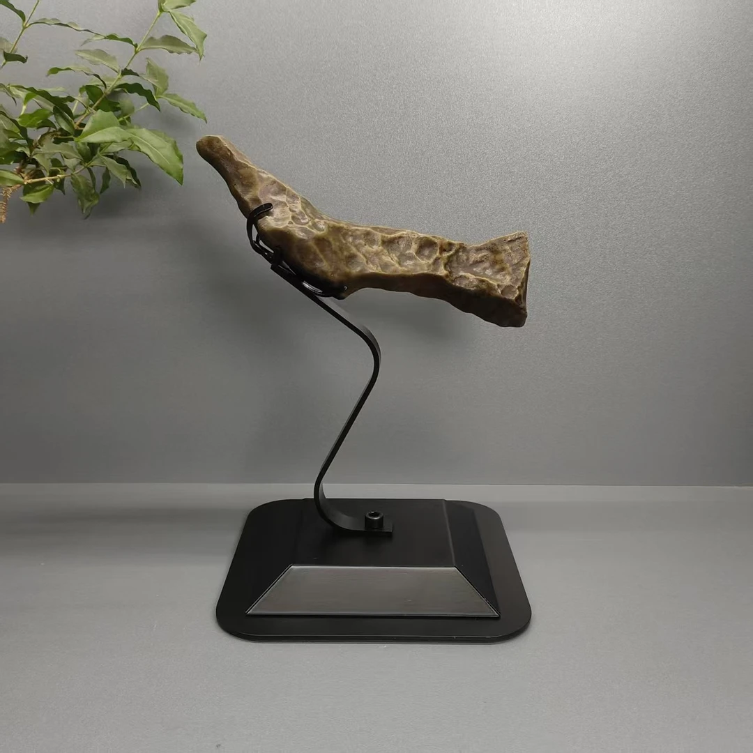 石魂缘铁艺摆件奇石铁艺底座铁架象形石石头托架免挖槽奇石底座