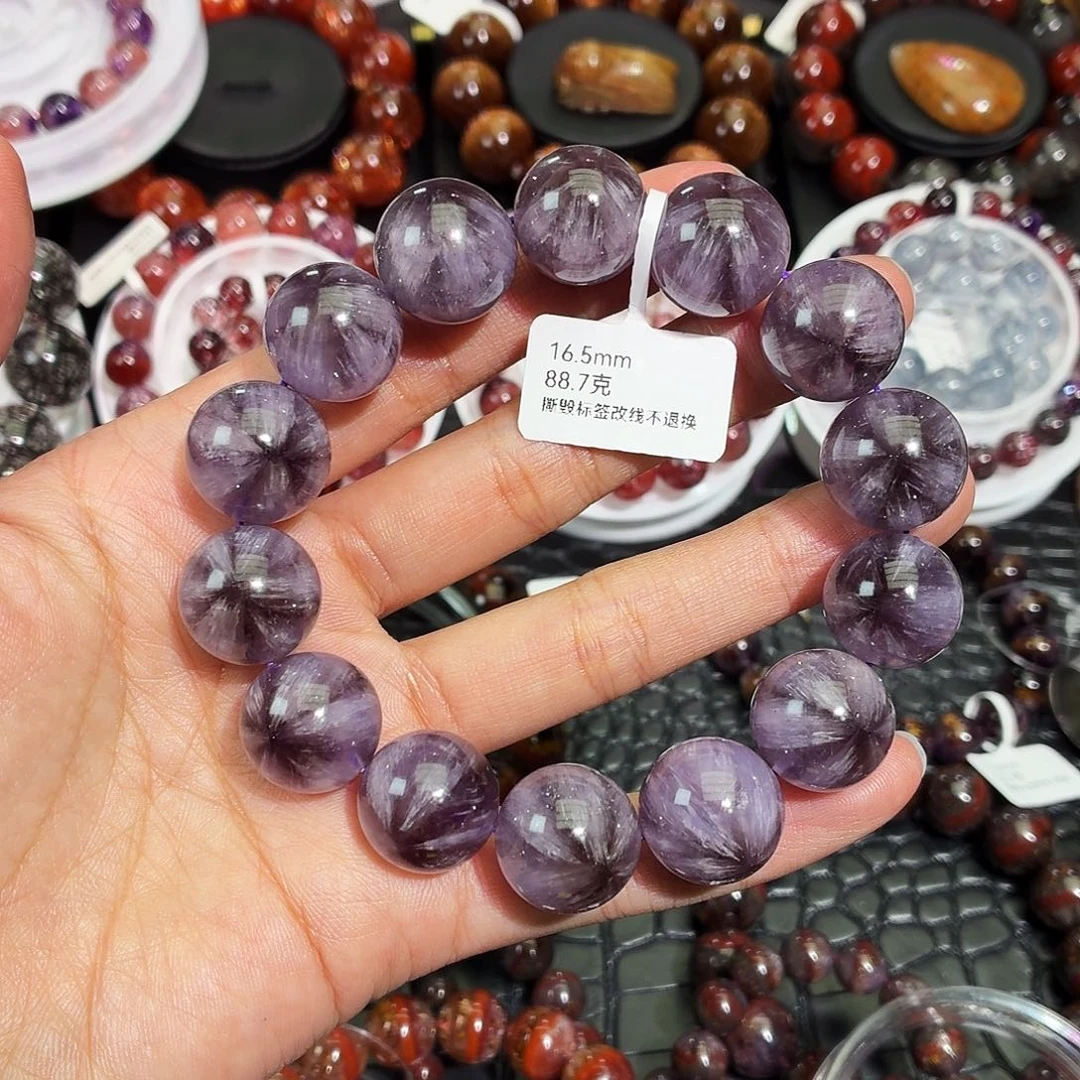 西***蕾水晶未镶嵌手串16.5mm左右