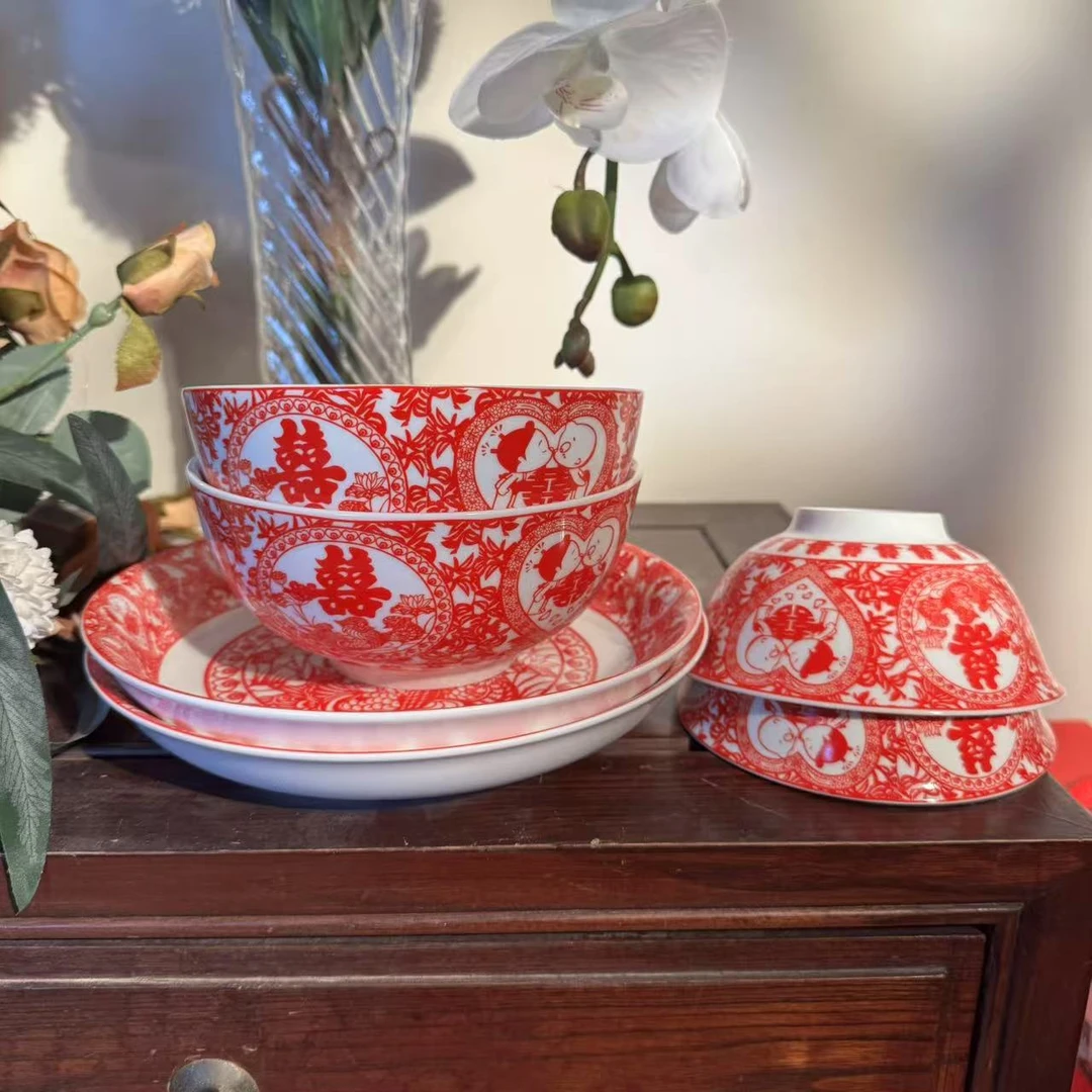 GZ RL/红叶正价天长地久散瓷套组(6件套)