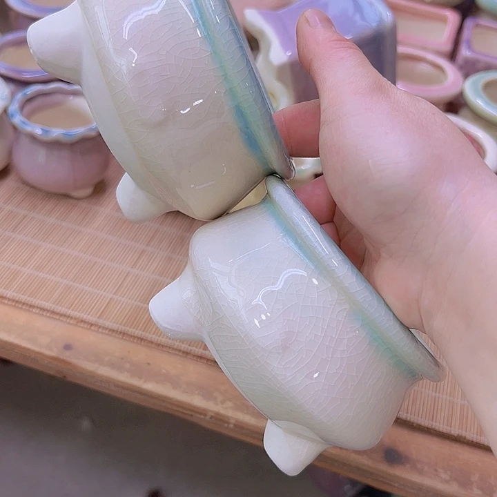 陶瓷花盆当场满12包邮