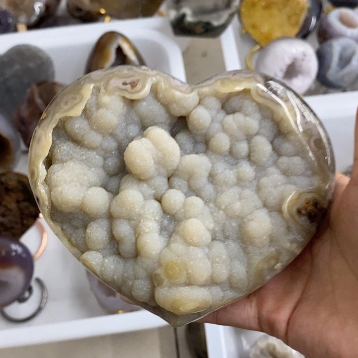 未镶嵌紫晶珠宝半成品