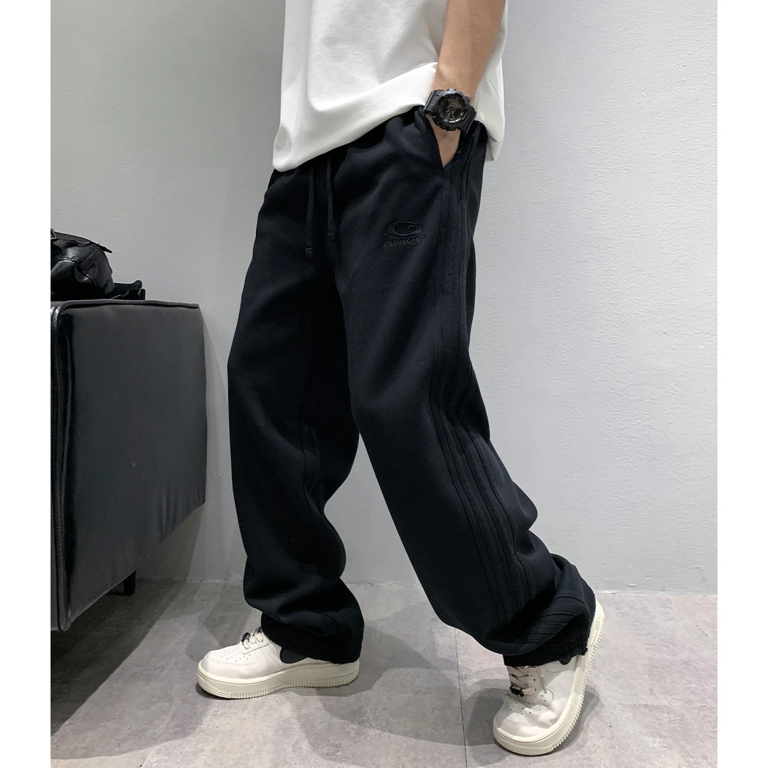 潮童爆款2025青少年春秋新款运动裤宽松透气简单大方潮流舒适百搭