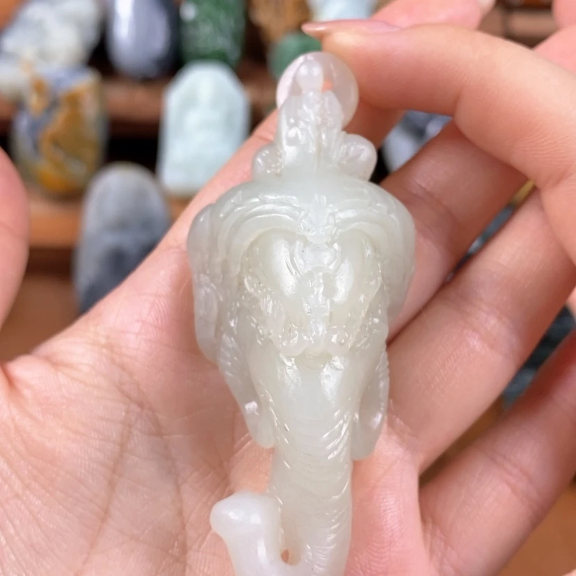 【闪购商品】未镶嵌和田玉挂件用****0定制