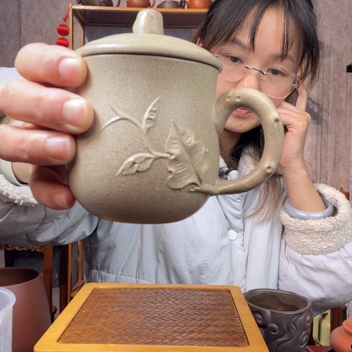茶杯紫砂原矿紫砂杯