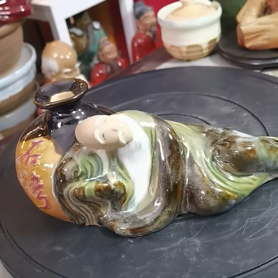 楽***哥陶石湾公仔陶瓷摆件