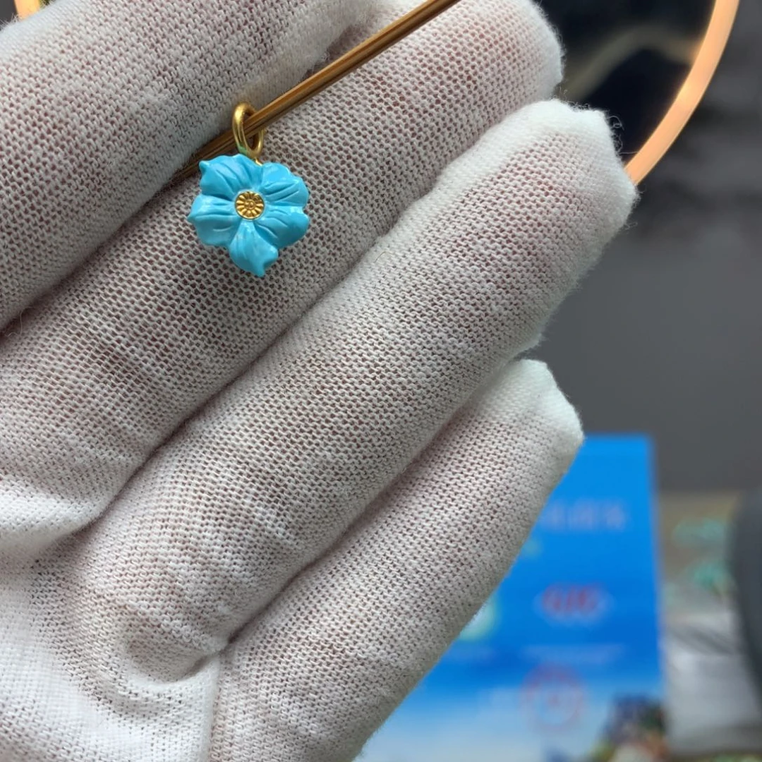 绿松石挂件未镶嵌