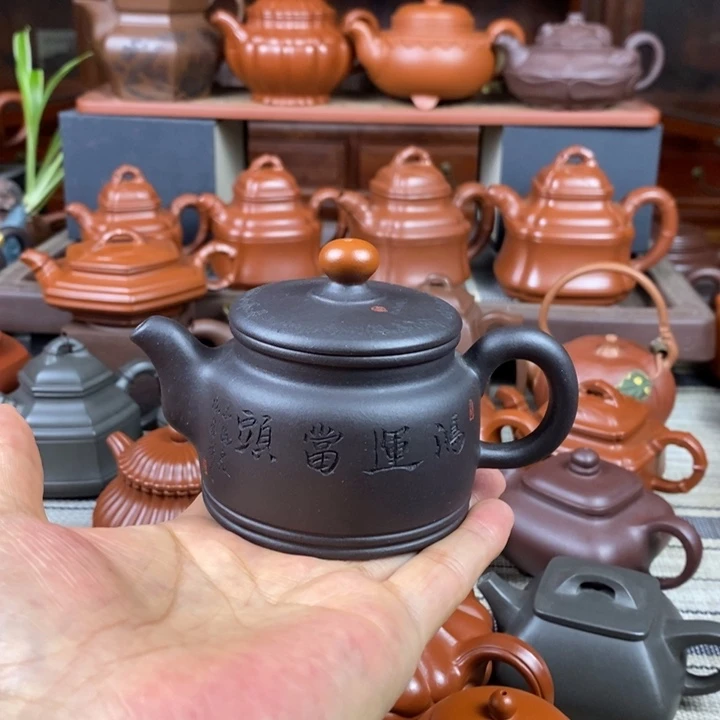 茶壶紫砂鸿运当头180-280-460cc原生矿黑料特价