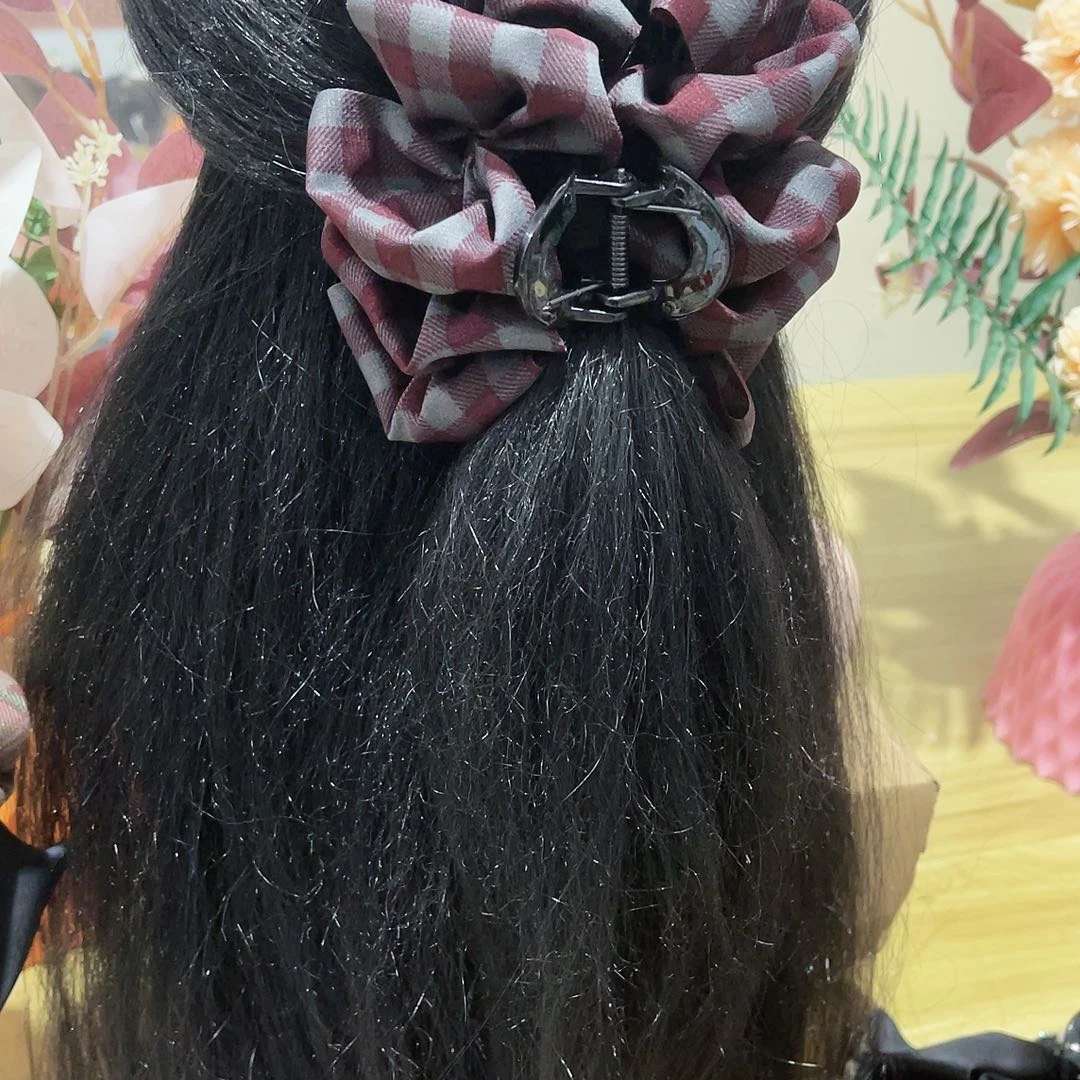 布艺铁合金蝴蝶结发夹