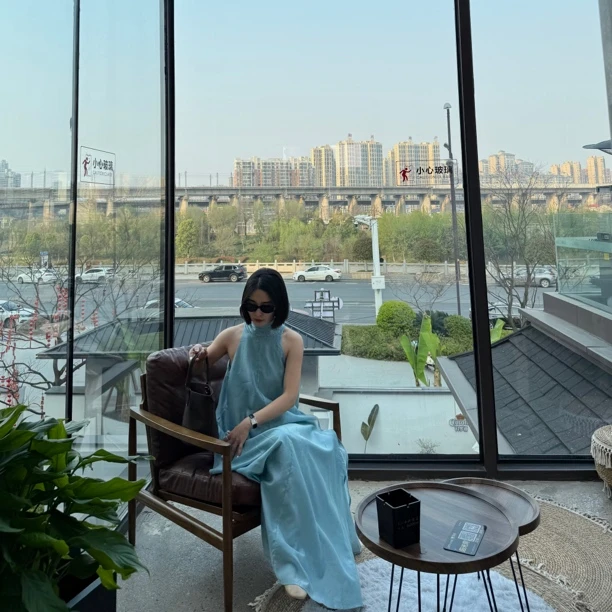 宸渡新款《前后两穿连衣裙》7445#