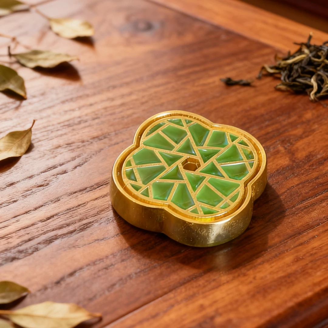 森活有香窗棂珐琅彩香插