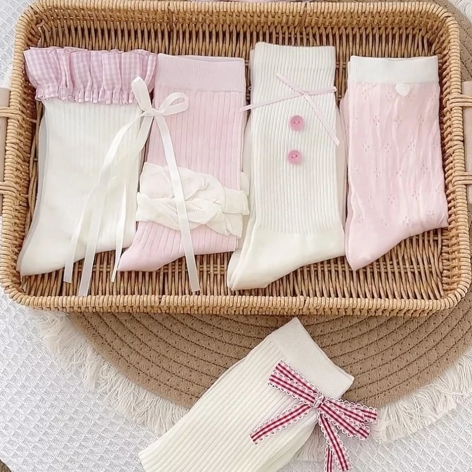 袜子拆拆乐【夏季袜子对对碰】韩版女袜高品质袜子中筒袜长袜船袜女