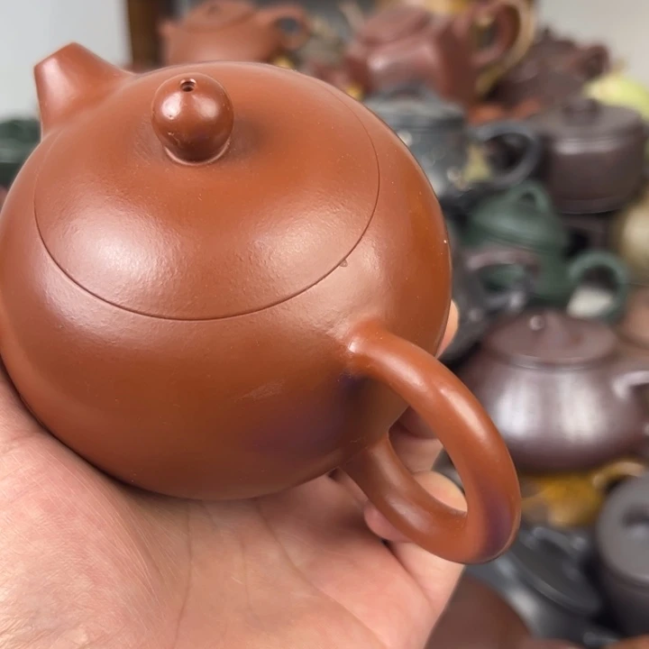 茶壶紫砂紫砂壶微瑕壶口磕碰