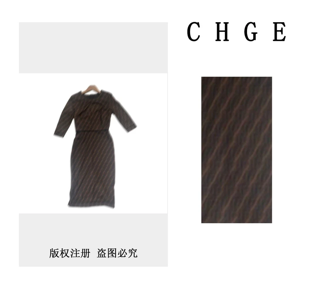 【高奢出口转内销】连衣裙网红气质轻奢显瘦时尚8883上档次大码裙子
