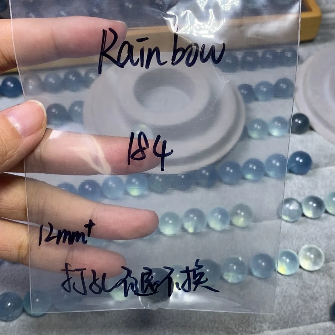 水晶手链未镶嵌海蓝宝单珠WXK