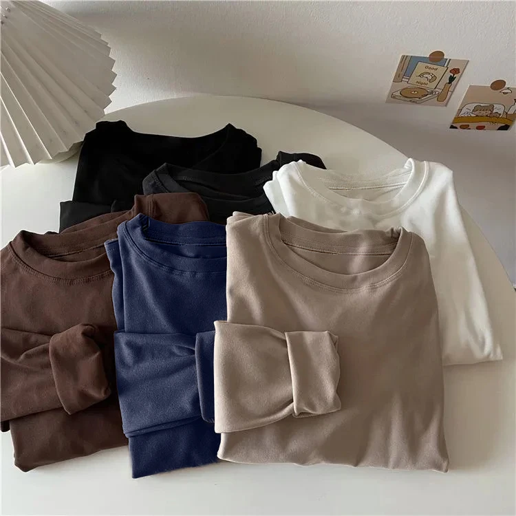 CHENDAYU 品牌直降！！！高级秋冬休闲保暖百搭气质德绒打底衫上衣女