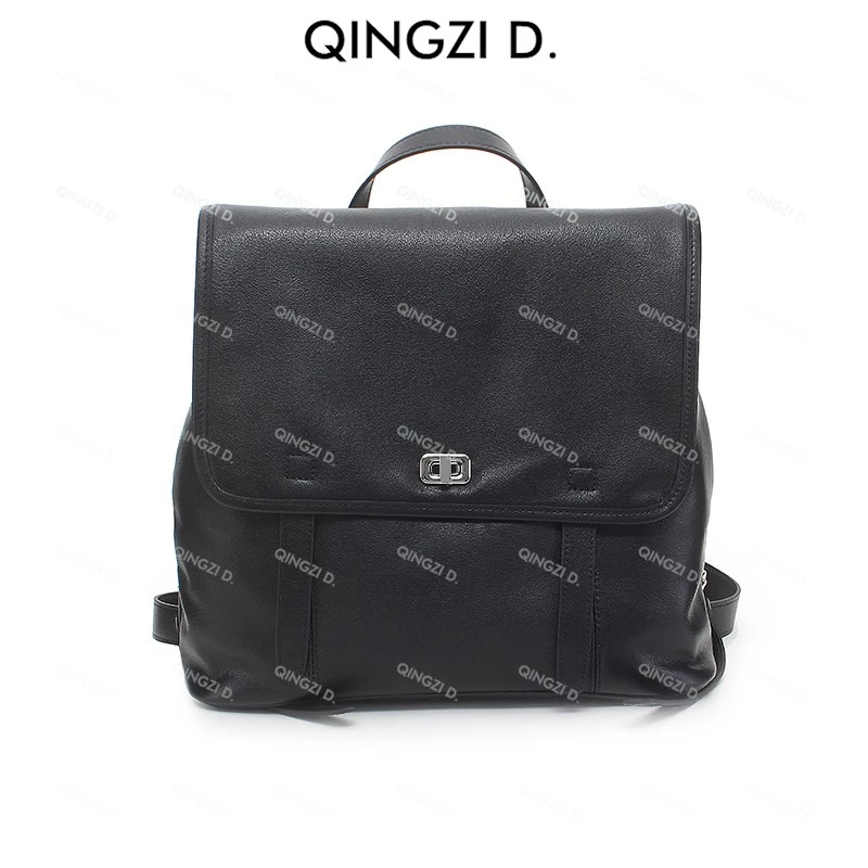 【董清子】【时光·留学生双肩】简约ins时尚休闲气质双肩包24812