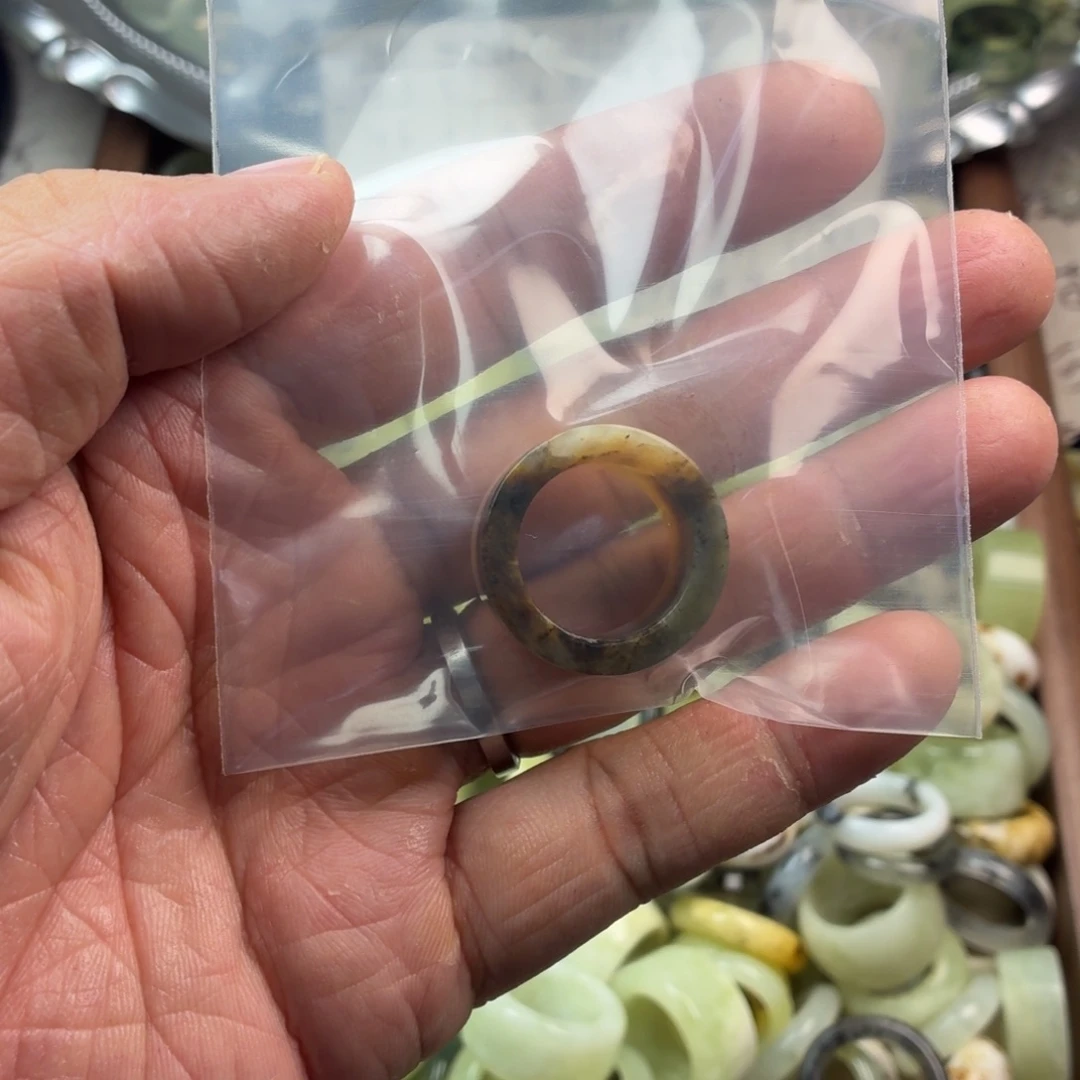(***t蛇纹石玉合金戒指