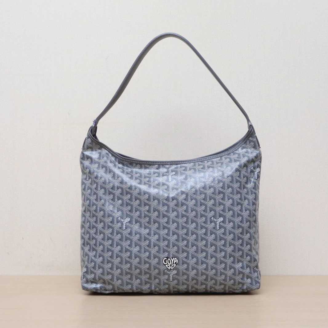 99新 Goyard 【念念】Boheme Hobo Bag 子母腋下包 34 灰色