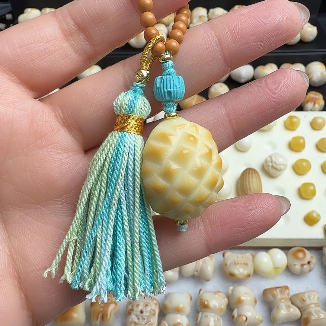 猴头核桃手串榴莲吊坠跑环