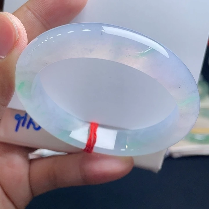未镶嵌手镯翡翠54.3正圈