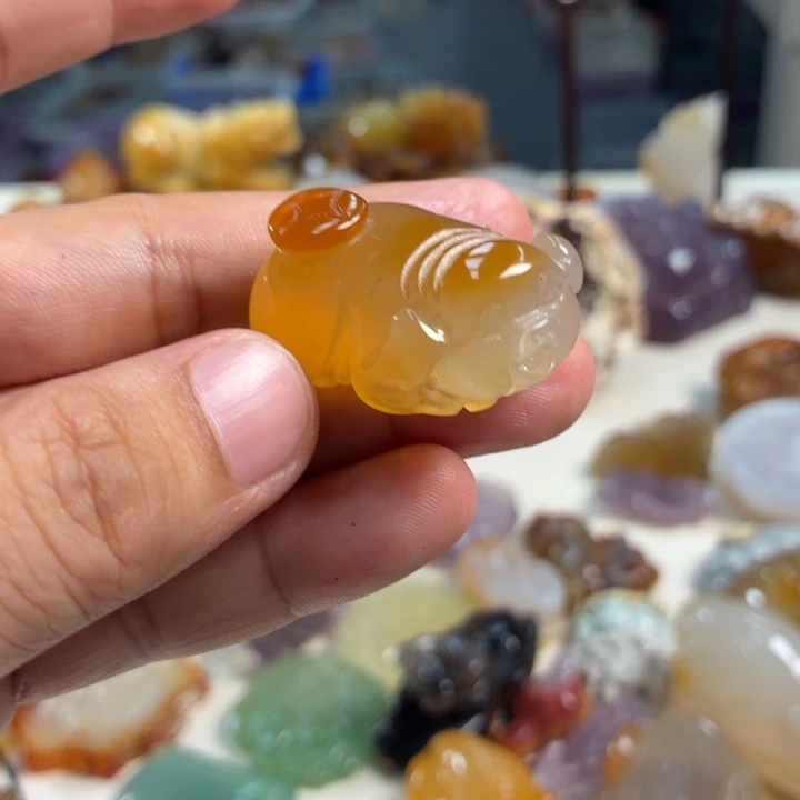 未镶嵌吊坠(不含链)玛瑙/玉髓