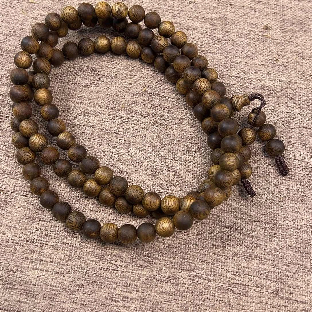 手串沉香8圆珠多圈29克➕多样性发一