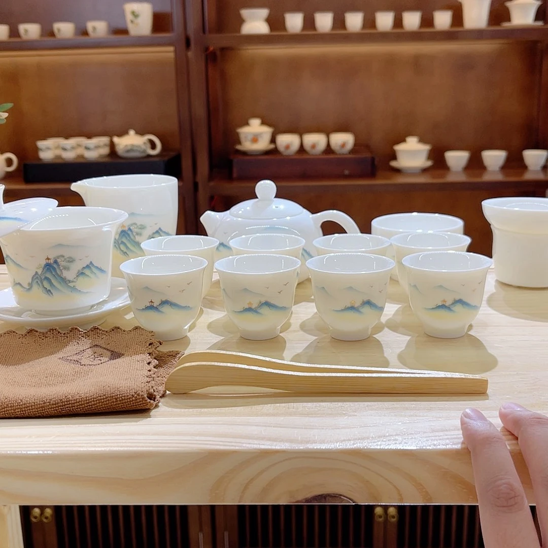 瓷片羊脂玉瓷羊脂玉瓷