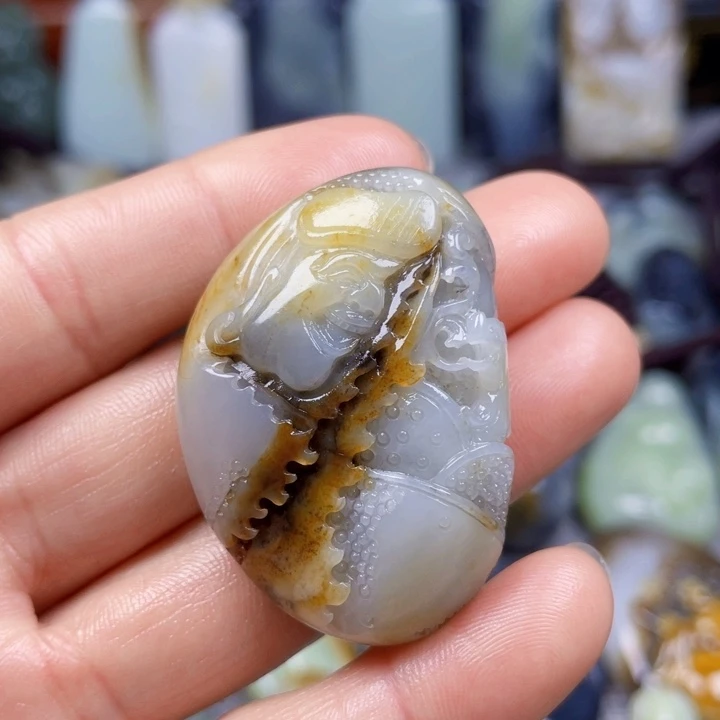 和田玉挂件未镶嵌