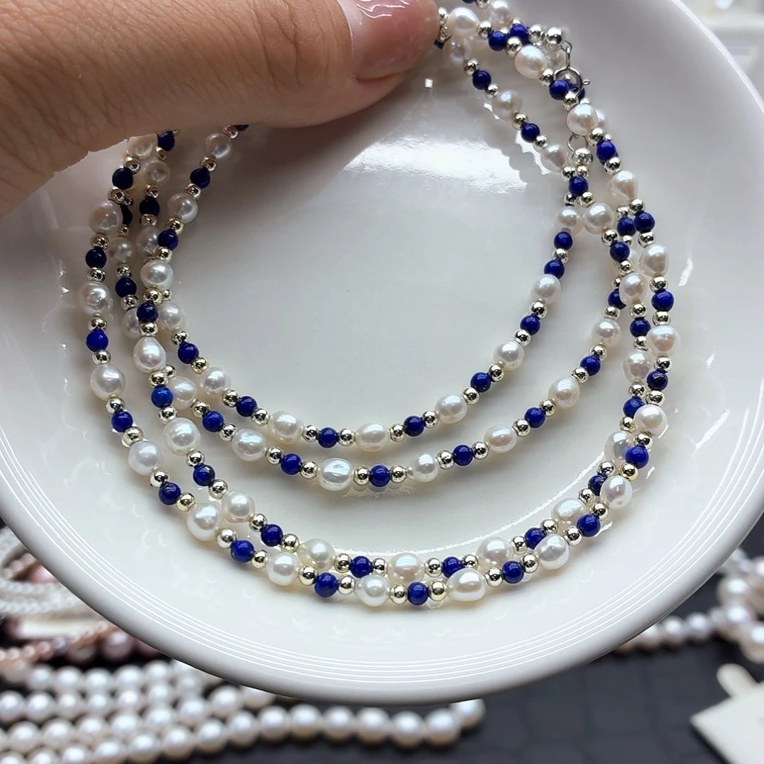 无非金属珍珠项链