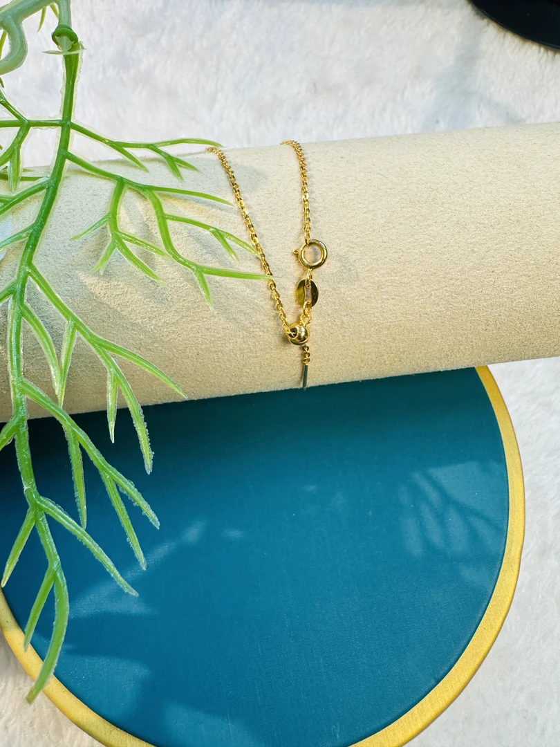 时尚百搭项链项圈 针式抽拉闪O链项链