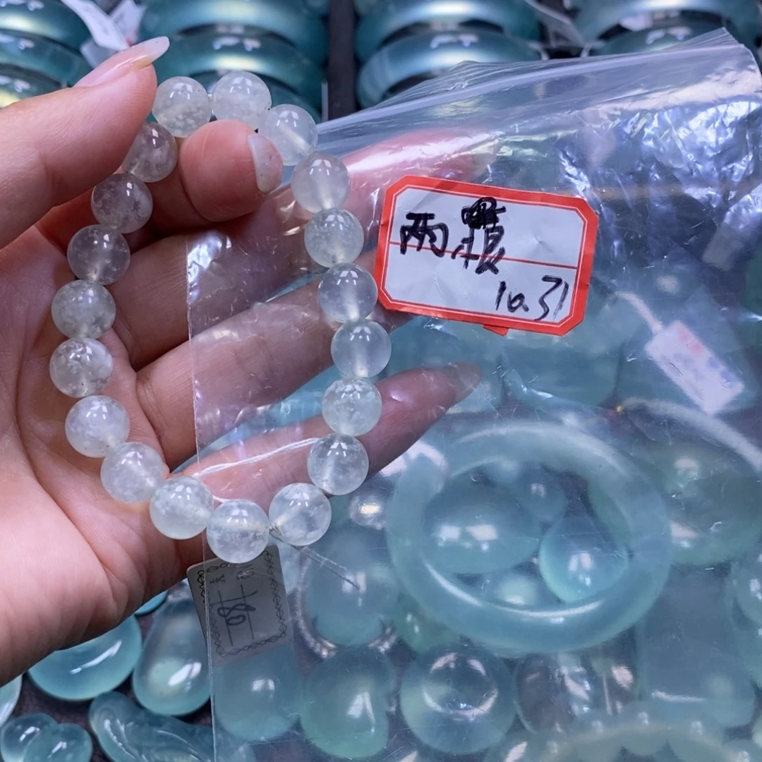 两****蛇纹石玉未镶嵌手镯