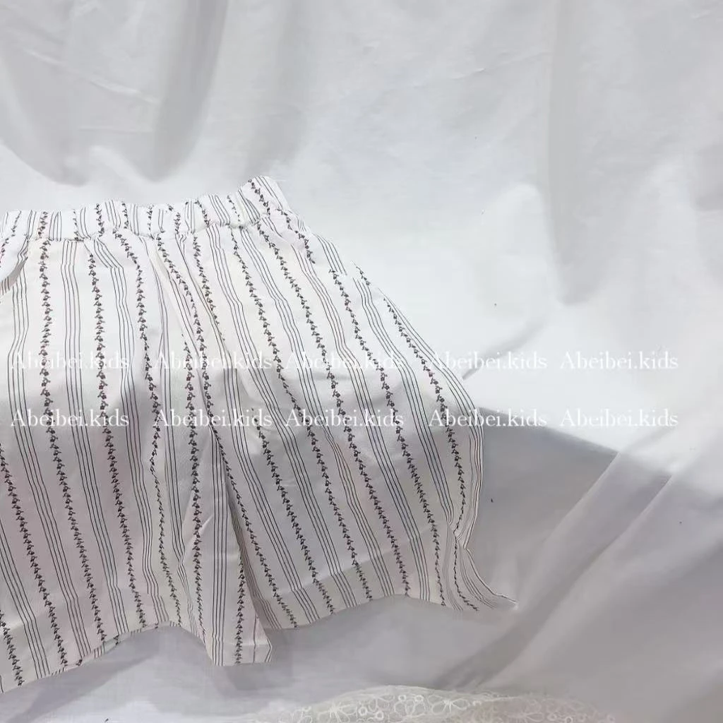 A11【茉小茉8880红色碎花裤】童装