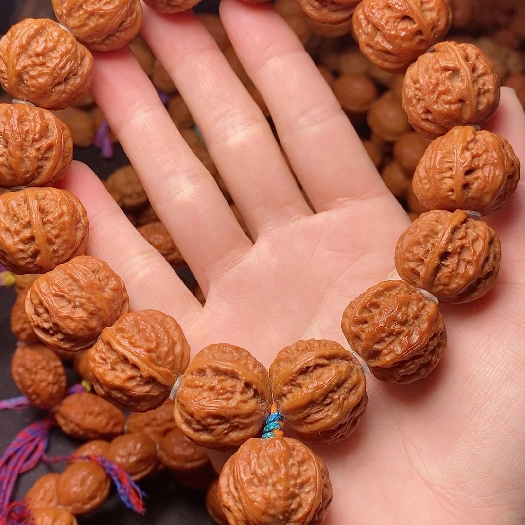 【闪购商品】文玩核桃吊坠其*磨盘方墩25