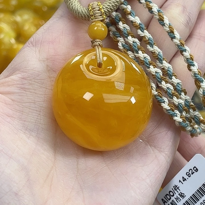 琥珀未镶嵌珠宝奇石琥珀蜜蜡J