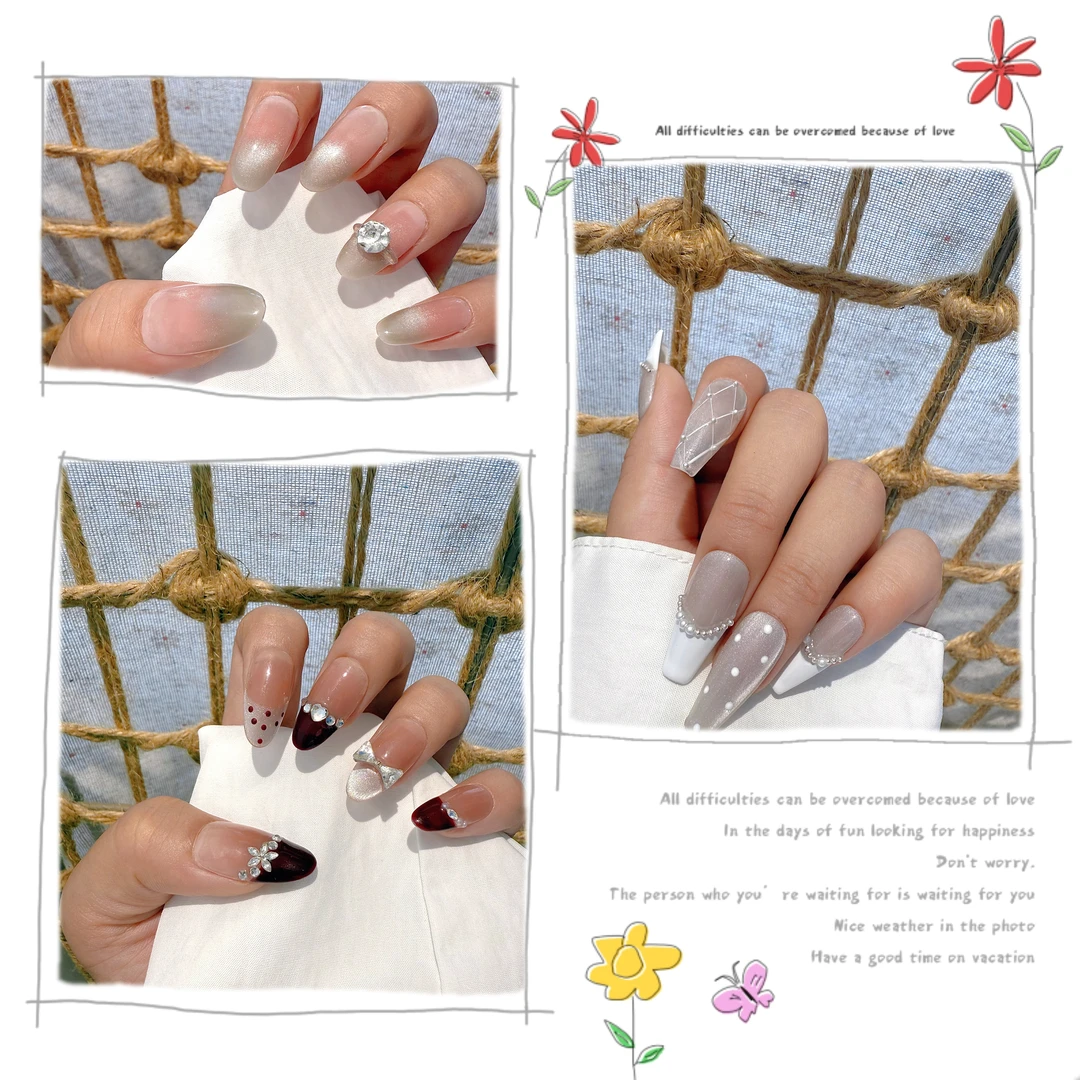 【下单备注编码】直播间选款手工穿戴甲春夏新款