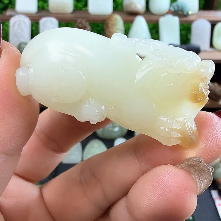 和田玉吊坠(不含链)未镶嵌