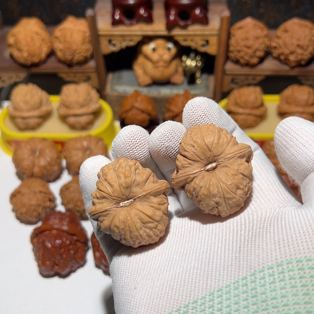 文玩核桃把件南瓜墩