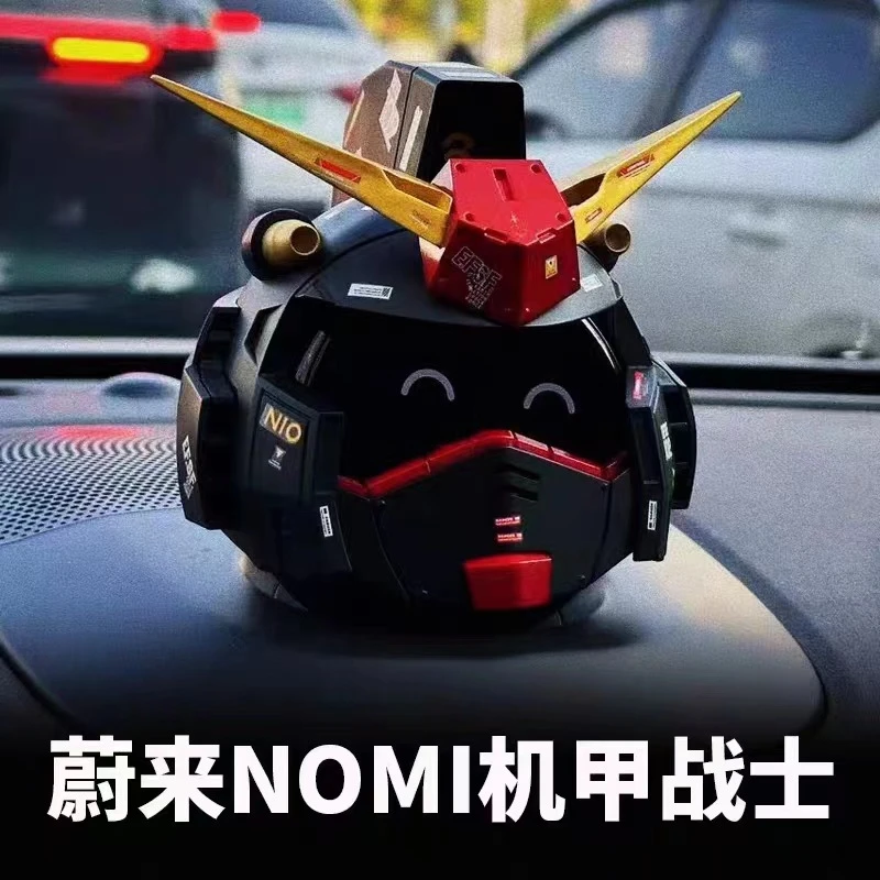 蔚来nomi帽子高达机甲战士装饰华为问界M7/M9/M5改装内饰汽车用