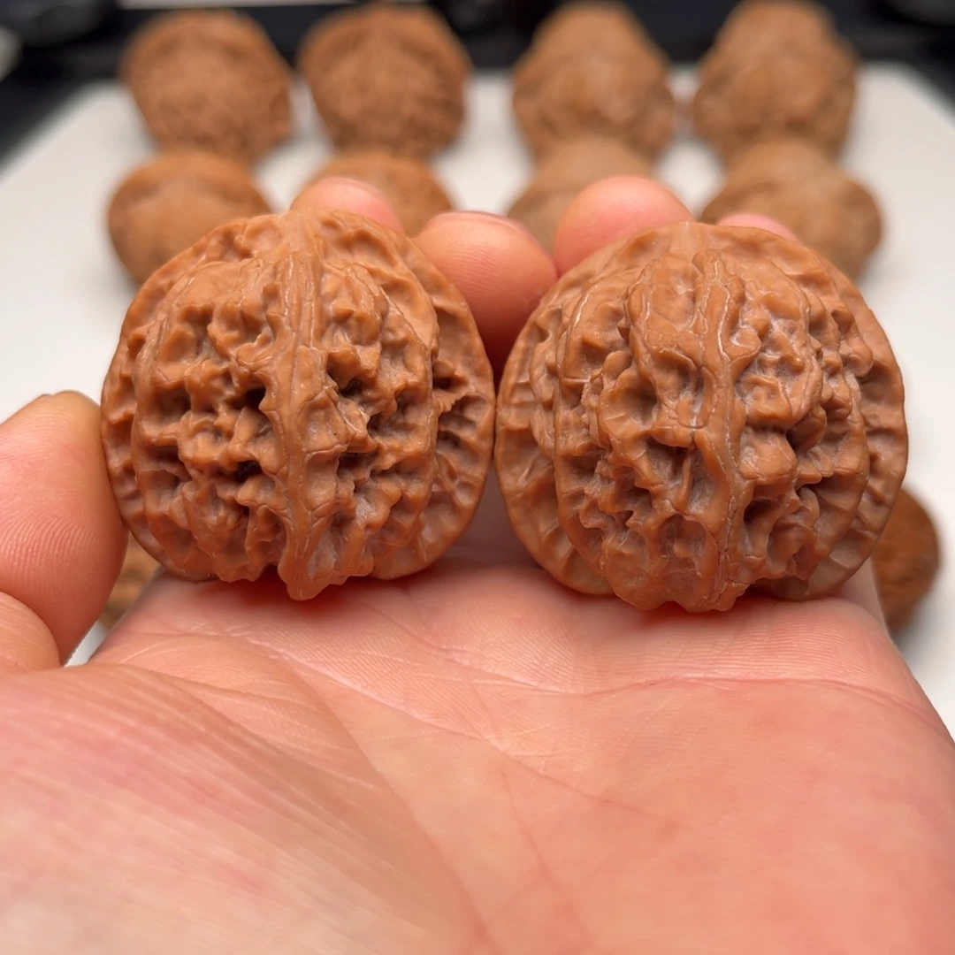 核桃把件40 苹果园