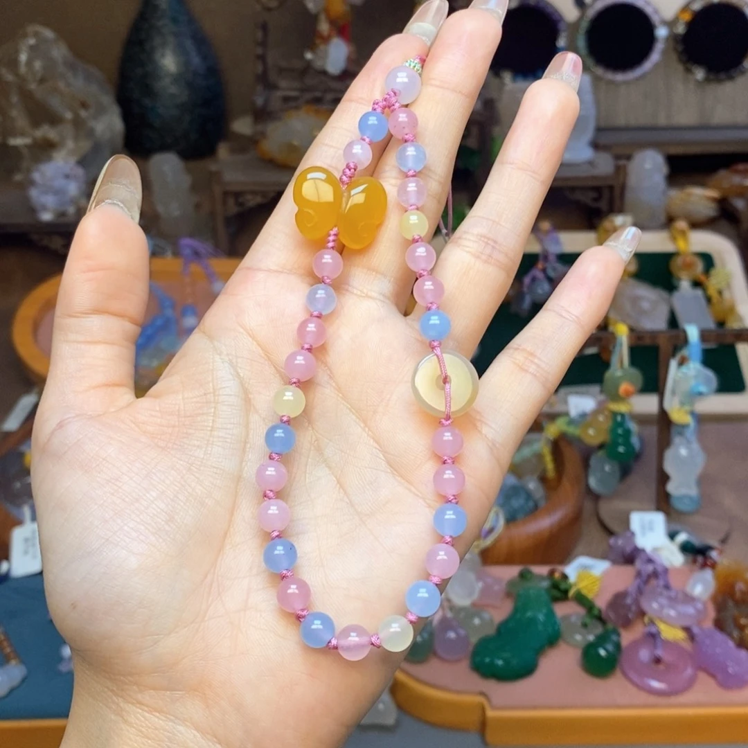 玛瑙/玉髓未镶嵌车挂挂件