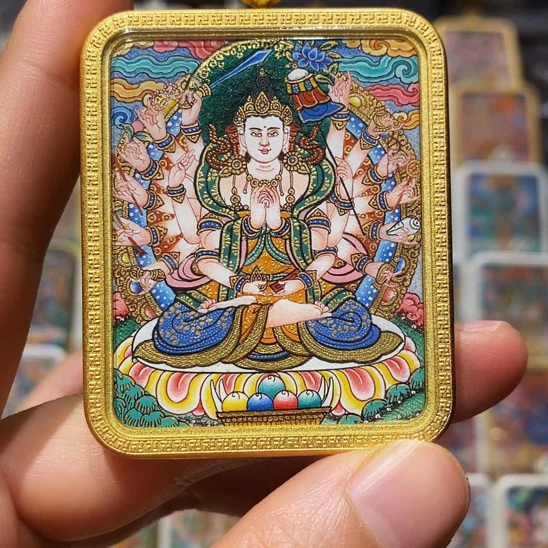 吊坠官***:唐卡艺术作品欣赏唐卡艺术