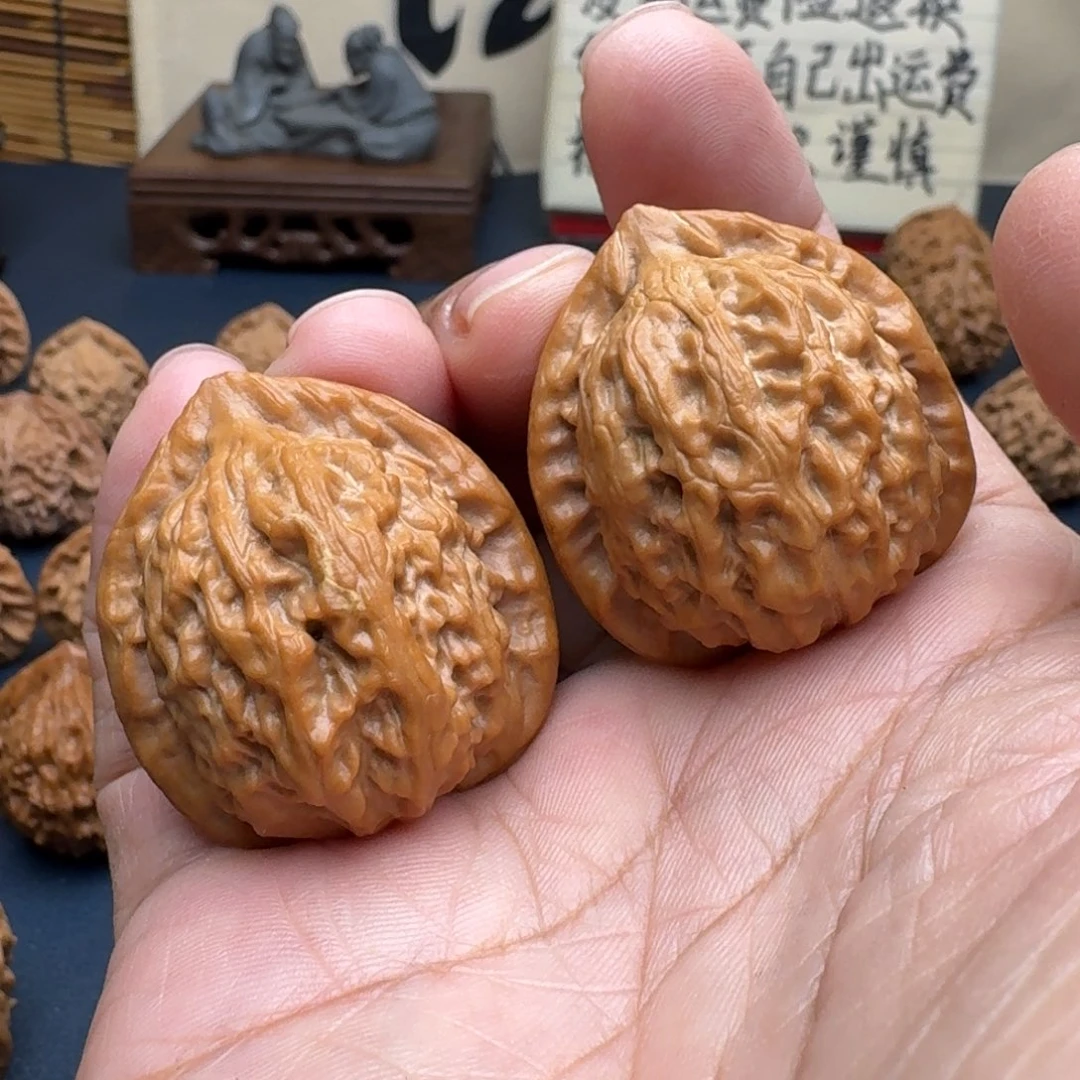 飞***高核桃手串/手链文玩核桃麻核桃野生